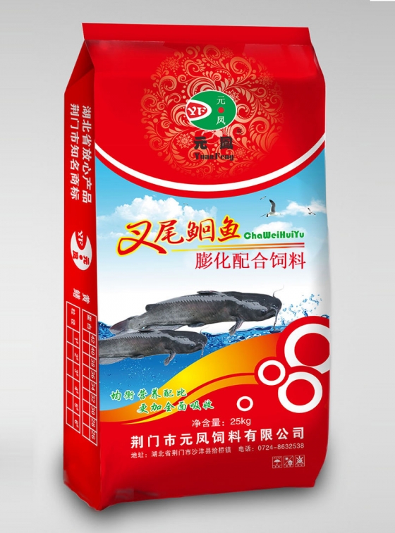 辽宁元凤叉尾鮰鱼膨化配合饲料